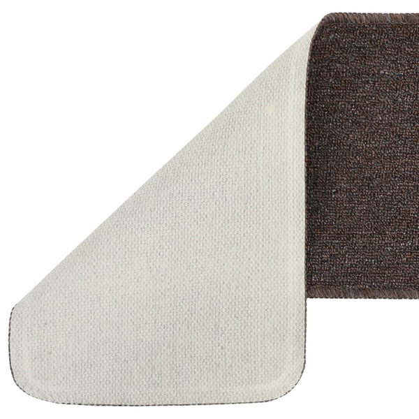 Antirutsch Stufenmatten Braun 75x20cm, 15er Set