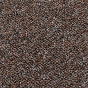 Antirutsch Stufenmatten Braun 75x20cm, 15er Set