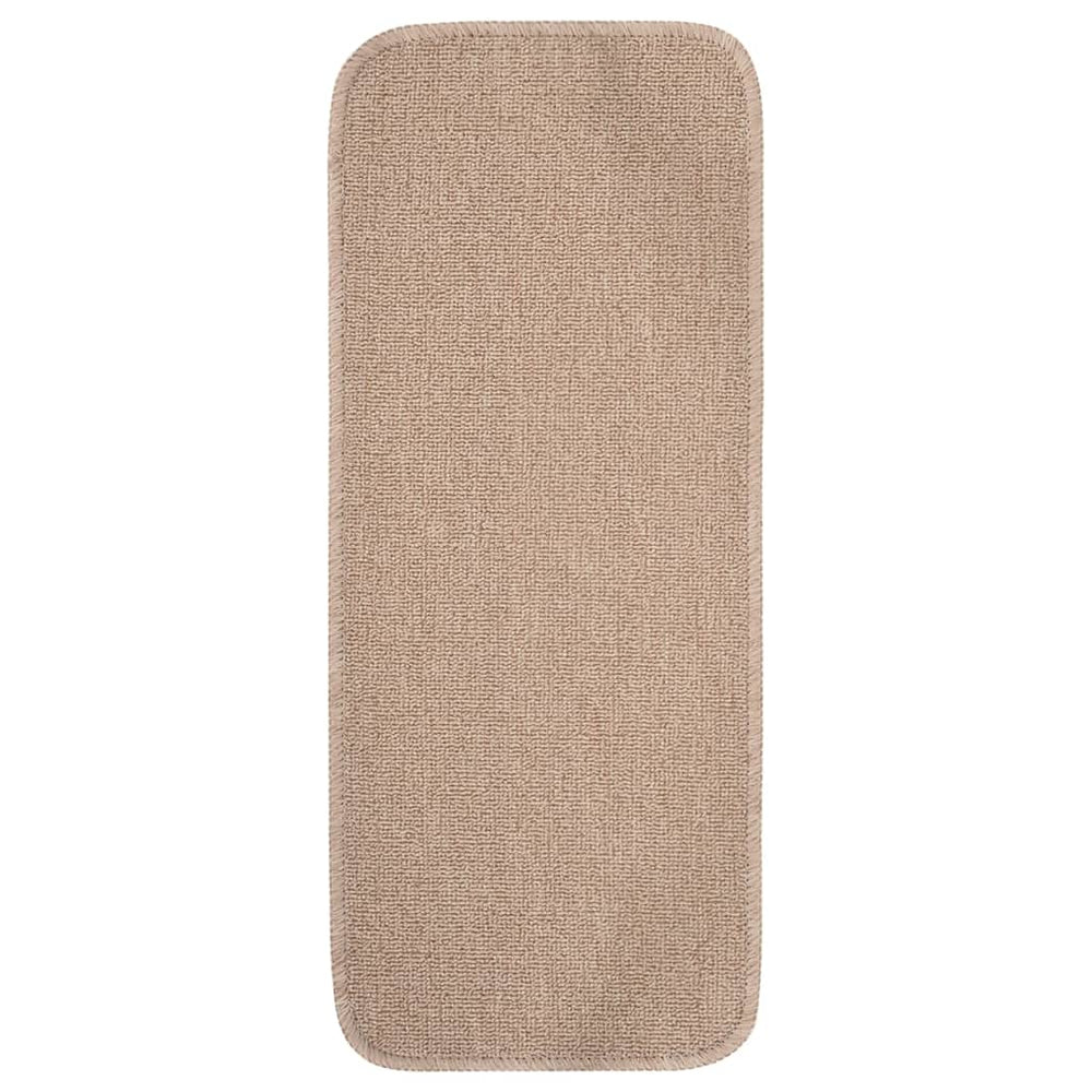 Antirutsch Stufenmatten Beige 60x25cm, 15er Set