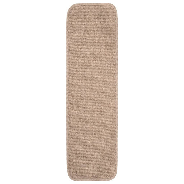 Antirutsch Stufenmatten Beige 75x20cm, 15er Set