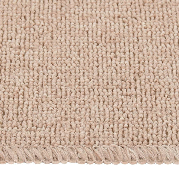 Antirutsch Stufenmatten Beige 75x20cm, 15er Set
