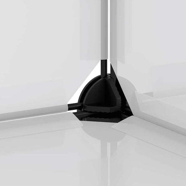 vidaXL Étagère de rangement modulaire à 12 casiers, Transparent, PP