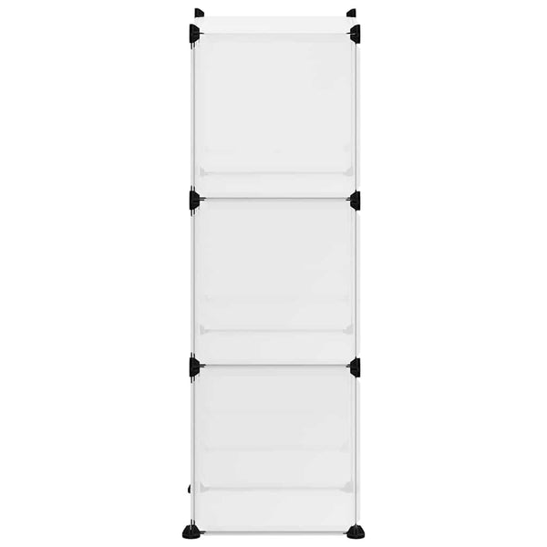 Regalsystem mit 6 Würfeln Transparent