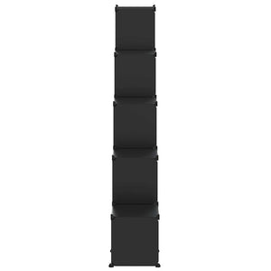 Regalsystem mit 15 Würfeln Schwarz