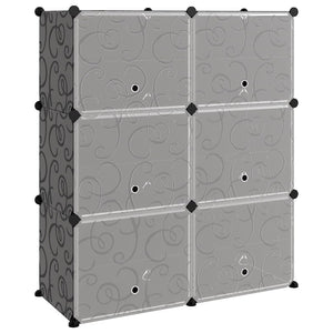 Schuhregal Schwarz 84,5x31x93,5 cm