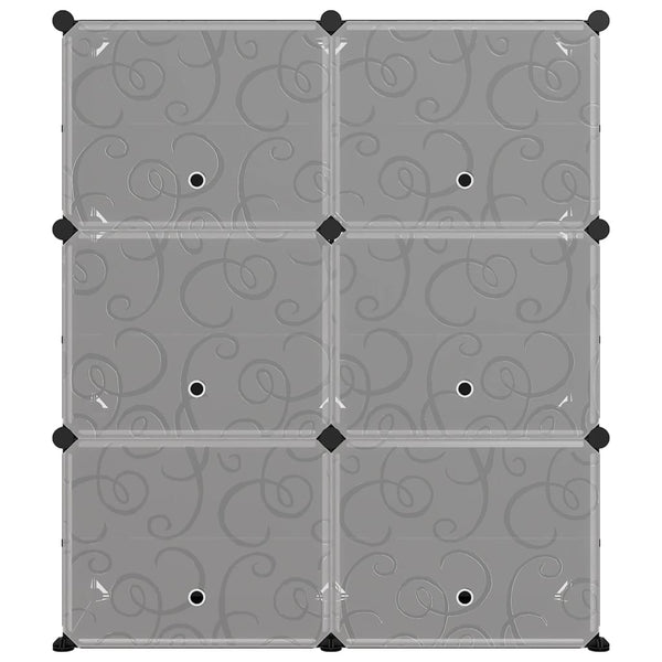 Schuhregal Schwarz 84,5x31x93,5 cm