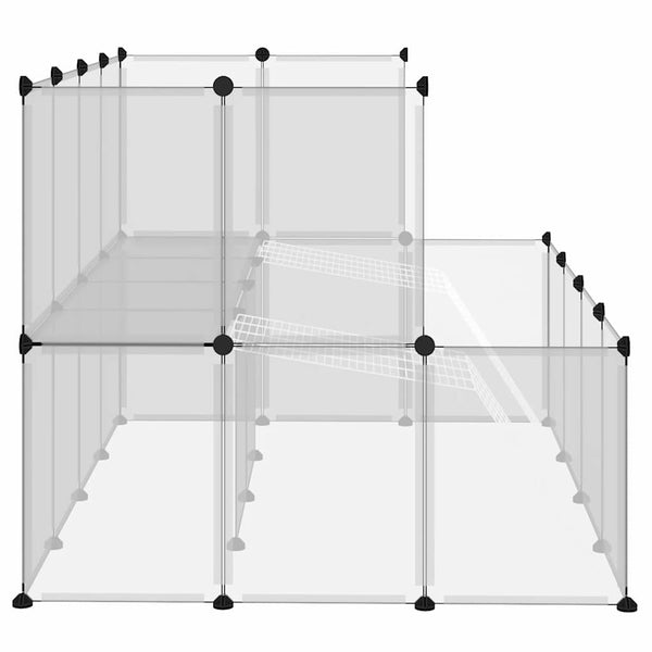 Kleintierkäfig Transparent 143 cm
