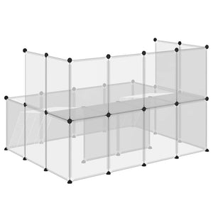 Kleintierkäfig Transparent 143 cm