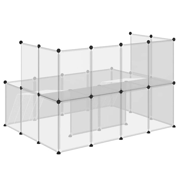 Kleintierkäfig Transparent 143 cm