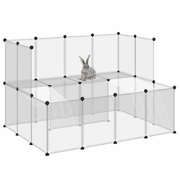 Kleintierkäfig Transparent 143 cm