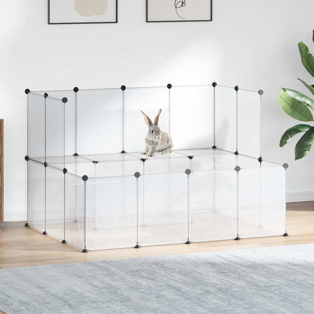 Kleintierkäfig Transparent 143 cm