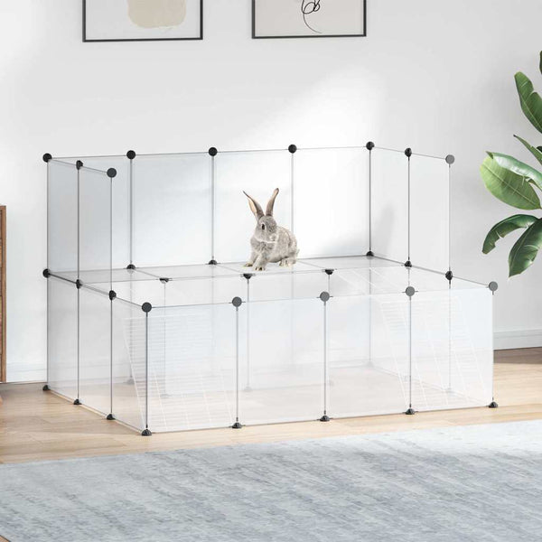 Kleintierkäfig Transparent 143 cm