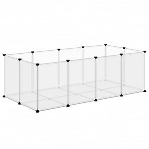 Kleintierkäfig Transparent 144 cm