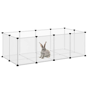 Kleintierkäfig Transparent 144 cm