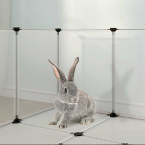 Kleintierkäfig Transparent 144 cm