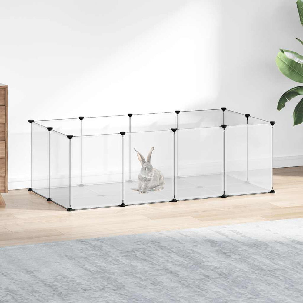Kleintierkäfig Transparent 144 cm