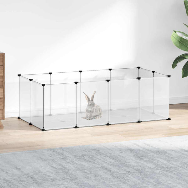 Kleintierkäfig Transparent 144 cm