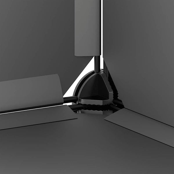 Kleintierkäfig Schwarz 142 cm