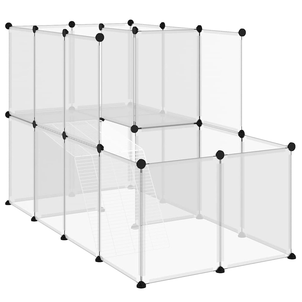 Kleintierkäfig Transparent 142 cm