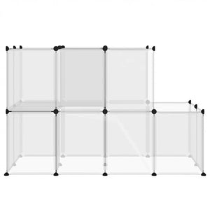 Kleintierkäfig Transparent 142 cm