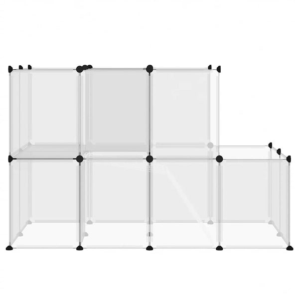 Kleintierkäfig Transparent 142 cm