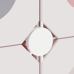 Modularer Kinderschrank mit 6 Würfeln, Rosa
