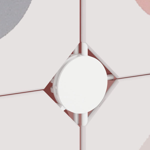 Modularer Kinderschrank mit 6 Würfeln, Rosa