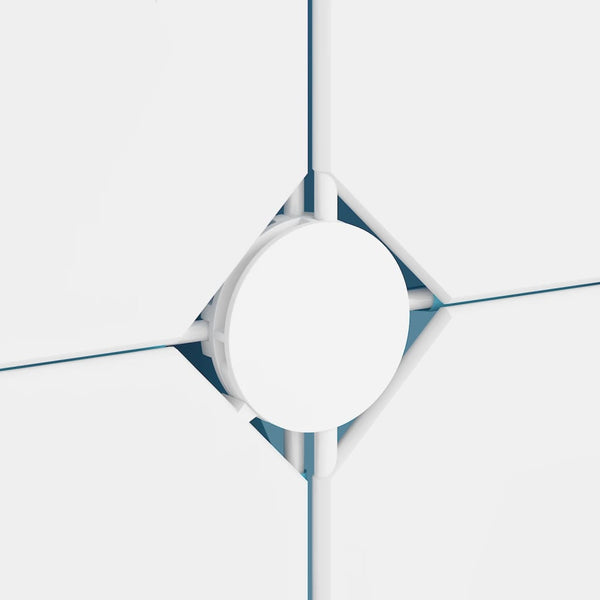 Modularer Kinderschrank mit 12 Würfeln - Grün