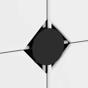 Modularer Kinderschrank mit 10 Würfeln, Schwarz