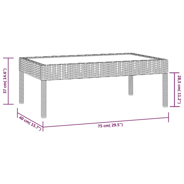 16-tlg. Garten-Lounge-Set mit Auflagen Poly Rattan Schwarz