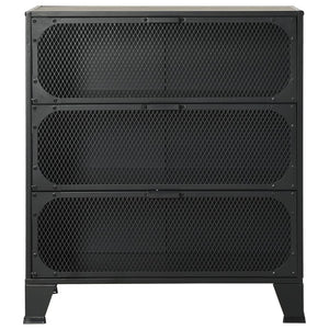 Lagerschränke 2 Stk. Grau 72x36x82 cm Metall und MDF