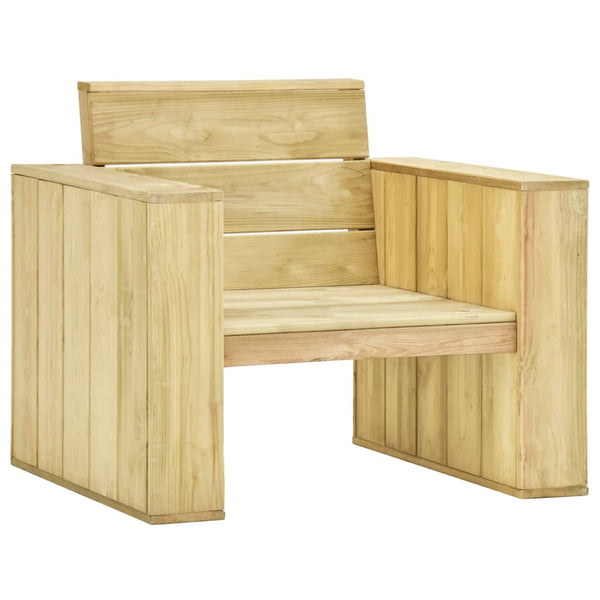 3-tlg. Garten-Lounge-Set Imprägniertes Massivholz Kiefer