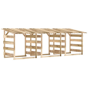 Pergolen mit Dach 3 Stk. 100x90x100 cm Kiefernholz Imprägniert