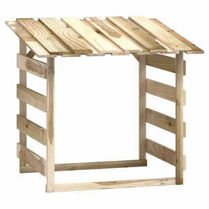 Pergolen mit Dach 4 Stk. 100x90x100 cm Kiefernholz Imprägniert