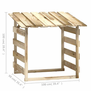 Pergolen mit Dach 4 Stk. 100x90x100 cm Kiefernholz Imprägniert