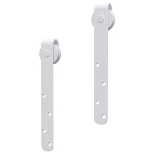 Mini Schiebetürbeschlag Set für Schranktüren Carbonstahl 183 cm