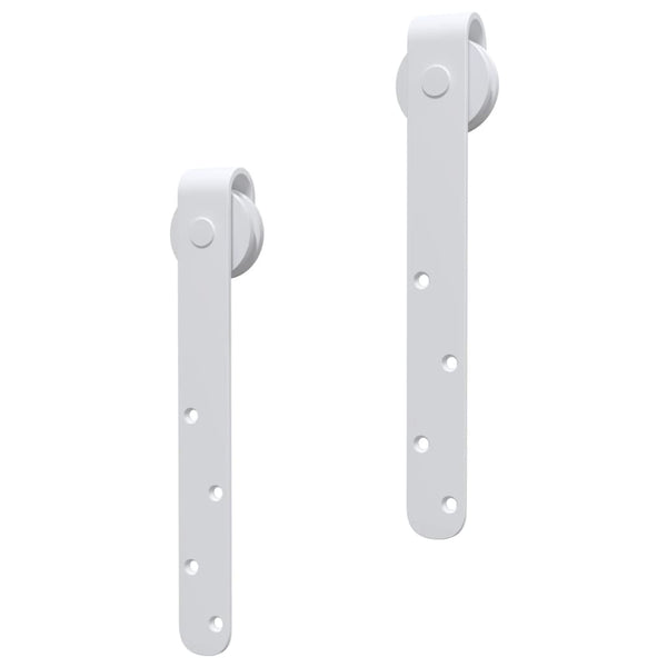 Mini Schiebetürbeschlag Set für Schranktüren Carbonstahl 183 cm