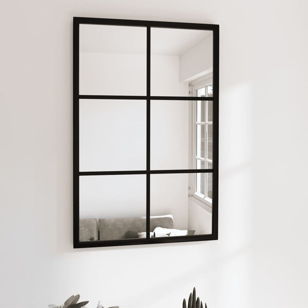 Wandspiegel Schwarz 60x40 cm