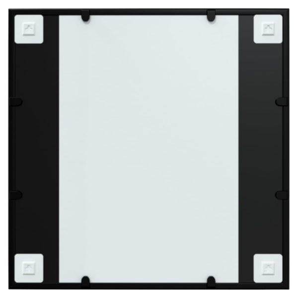 Wandspiegel Schwarz 60x60 cm Metall