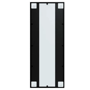 Schwarzer Wandspiegel 100x40 cm