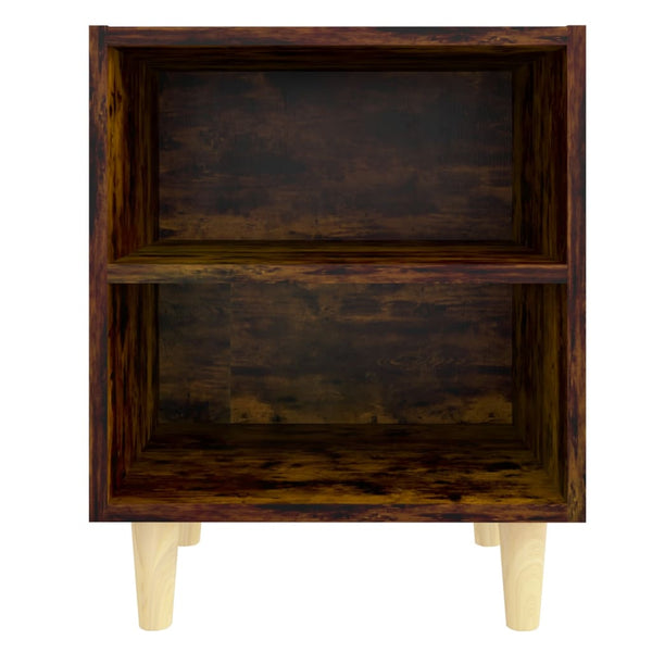 Nachttisch Räuchereiche Massivholz 40x30x50 cm