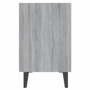 Grauer Nachttisch Sonoma Eiche 40x30x50 cm