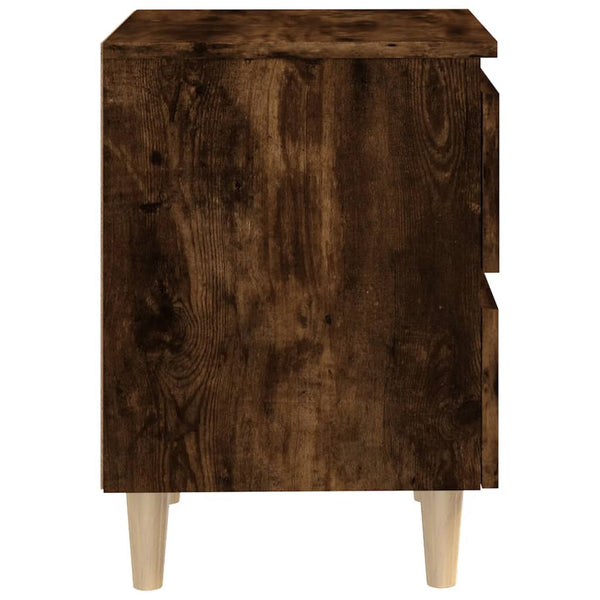 Nachttisch Räuchereiche Massivholz 40x35x50 cm