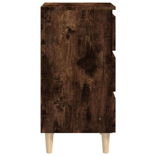 Nachttisch Räuchereiche Massivholz 40x69 cm