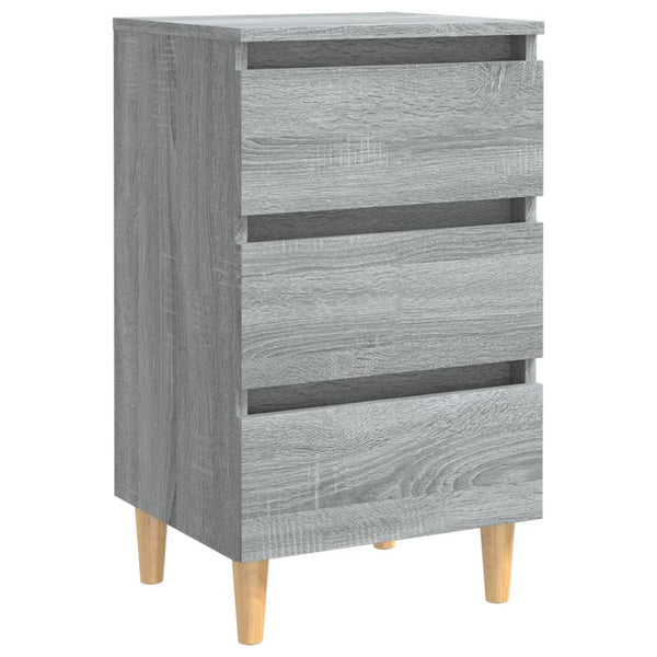 Nachttische Grau Sonoma 2er-Set