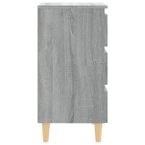 Nachttische Grau Sonoma 2er-Set