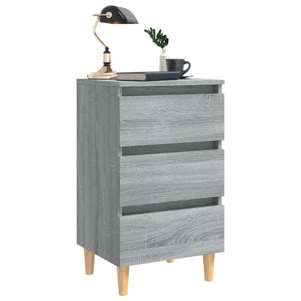 Nachttische Grau Sonoma 2er-Set