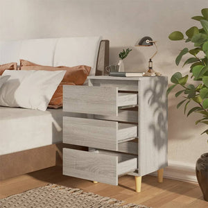Nachttische Grau Sonoma 2er-Set