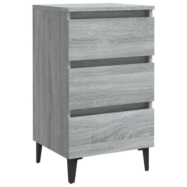 Nachttisch Grau Sonoma 40x35x69 cm