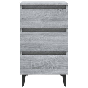 Nachttisch Grau Sonoma 40x35x69 cm